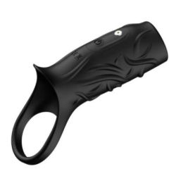 Manchon vibrant Extivibe 9 x 4.5 cm Noir pas cher