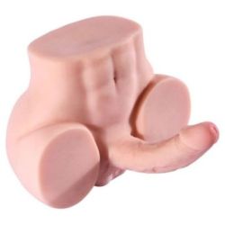 Masturbateur Fessier avec Pénis Articulé Cute Ass 17 x 4cm Chair pas cher