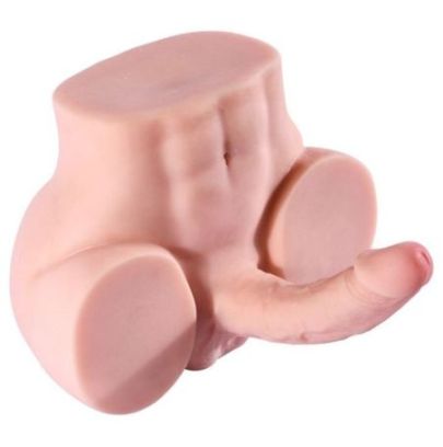 Masturbateur Fessier avec Pénis Articulé Cute Ass 17 x 4cm Chair pas cher