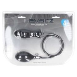 Plug gonflable Ribbed Levelz 9 x 4cm