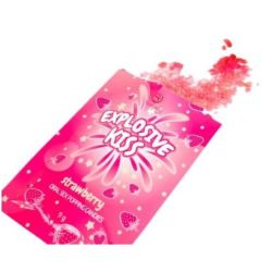 Bonbons sucre pétillant Explosive kiss Fraise 9g