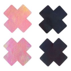 Cache-tétons Wow boobs cross