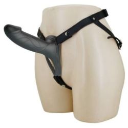 Gode ceinture creux Landon Noir 16 x 4.4cm pas cher