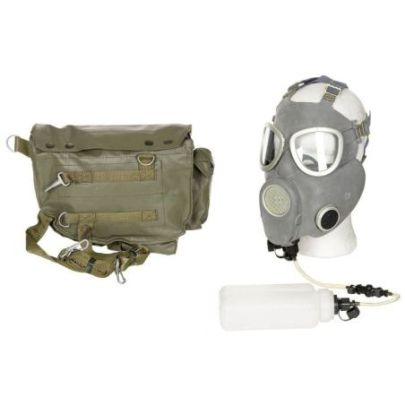 Kit Masque à gaz polonais MP48 avec Filtre et Bouteille