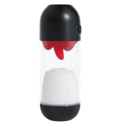 Masturbateur Vibrant et Léchant Détachable 2 en 1 Slurpy pas cher