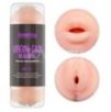 Masturbateur 2 entrées vagin-bouche Virgin-skin blowout Violet