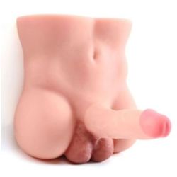 Masturbateur entrée anus et pénis flexible Torsoman 20 x 4.8cm