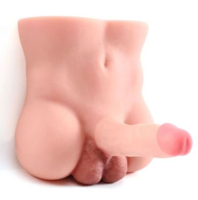 Masturbateur entrée anus et pénis flexible Torsoman 20 x 4.8cm