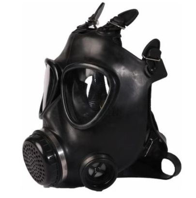 Masque à gaz BDSM KOMPLET BREATH Noir