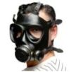 Masque à gaz BDSM KOMPLET BREATH Noir
