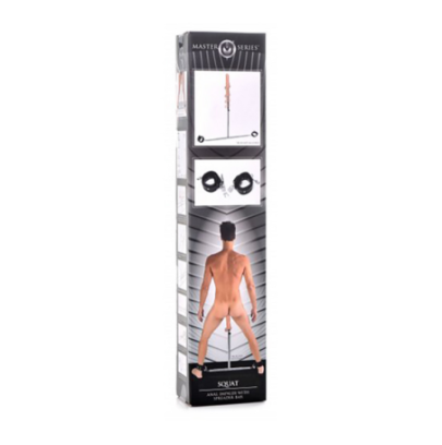 Squat - Spreader Bar with Ankle Cuffs and Anal Dildo pas cher