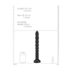 Gode long Stacked Anal Snake S 30 x 3.5cm Gode long Stacked Anal Snake S 30 x 3.5cm
