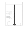 Gode long Stacked Anal Snake L 50 x 3.5cm Gode long Stacked Anal Snake L 50 x 3.5cm