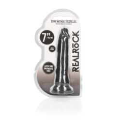 Gode réaliste Noir 17x3.5cm Realrock