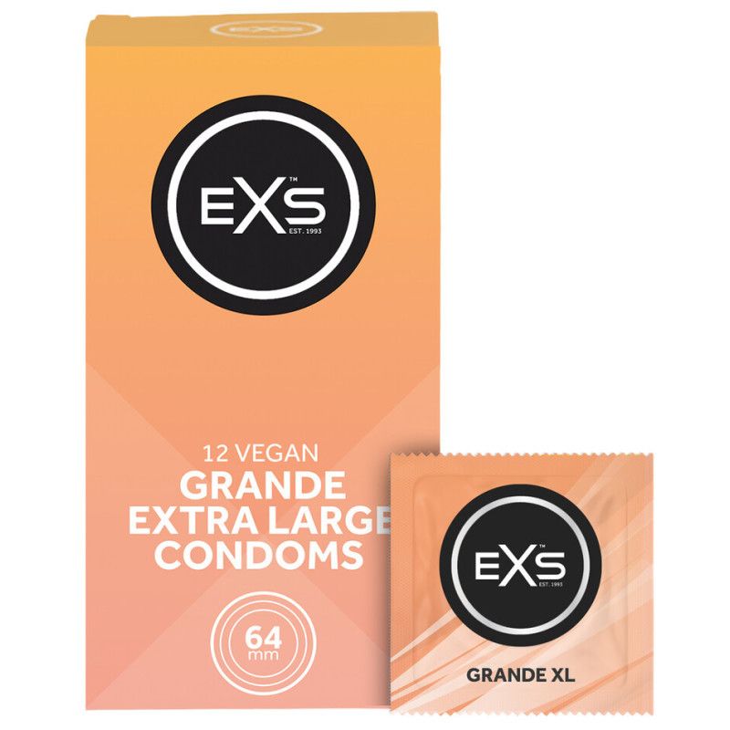 Préservatifs XXL Grande 64mm x12