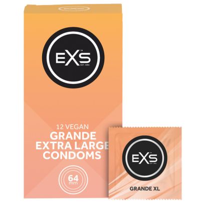Préservatifs XXL Grande 64mm x12 pas cher