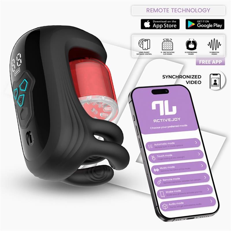 Torky – Masturbateur avec Compression, Rotation et Application Mobile Torky – Masturbateur avec Compression, Rotation et Application Mobile