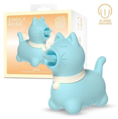 Stimulateur avec langue vibrante Meow pas cher
