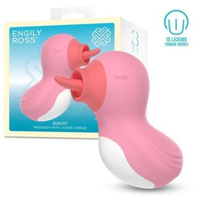 Stimulateur avec langue vibrante Quacky pas cher