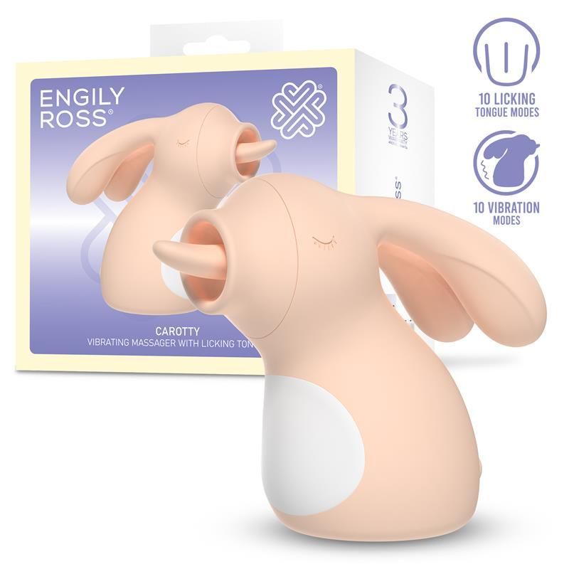 Stimulateur avec langue vibrante Carotty