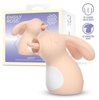Stimulateur avec langue vibrante Carotty pas cher