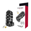 Cage de chasteté en cuir avec serrure Darkness
