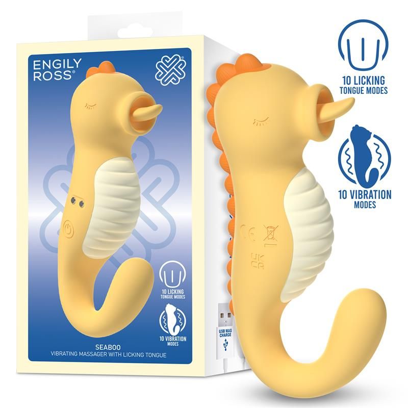 Stimulateur avec langue vibrante Seabook