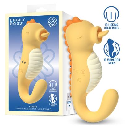 Stimulateur avec langue vibrante Seabook pas cher