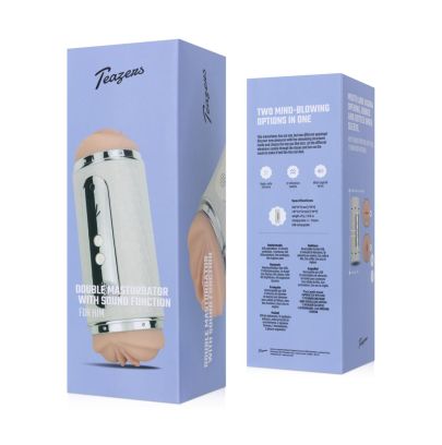 Masturbateur électrique double face Teazers