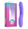 Godemiché vibrant avec stimulateur du point G Flax - Good Vibes Only