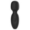 Mini Wand Lunius 11 cm Noir - 10 Vibrations