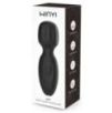 Mini Wand Lunius 11 cm Noir - 10 Vibrations