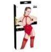 Body ouvert VINYL BODY OPEN Rouge Taille XXL
