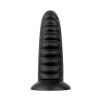 Plug Anal Double Ribbed - 26cm Black BUTTR Plug Anal Double Ribbed - 26cm Black BUTTR