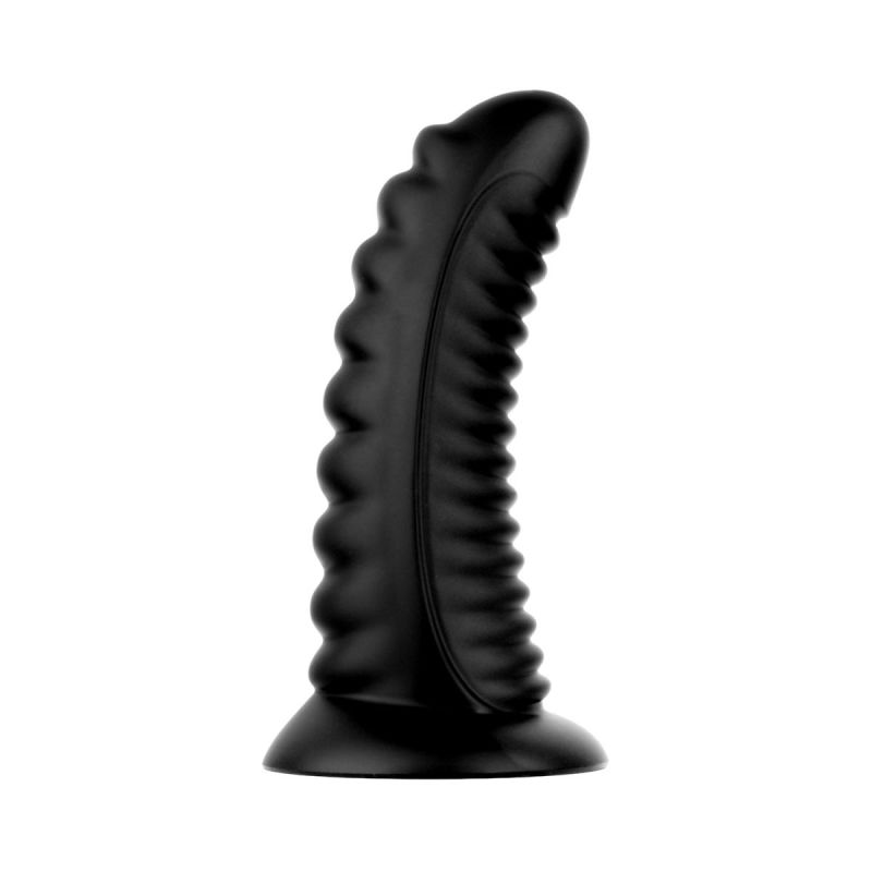 Plug Anal Double Ribbed - 26cm Black BUTTR Plug Anal Double Ribbed - 26cm Black BUTTR