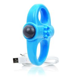Anneau Penien rechargeable Yoga Blauw Bleu The Screaming O pas cher Anneau Penien rechargeable Yoga Blauw Bleu The Screaming O pas cher