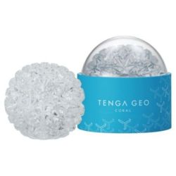 Masturbateur Tenga Geo Transparent - Coral