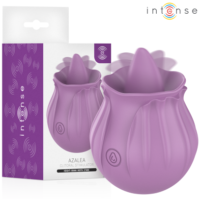 Stimulateur Clitoridien Fleur Azalea Intense – 10 Vibrations Violet pas cher