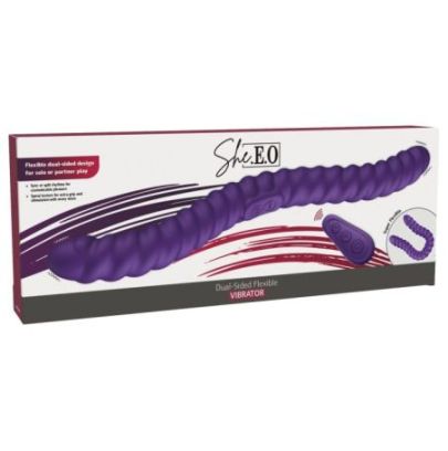Double gode vibrant Wormsnake 16 x 3cm