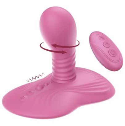 Double stimulateur vibrant rotatif Joystickball 9 x 4.5cm pas cher