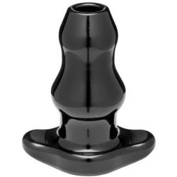 Double Tunnel Plug Noir Large12 x 7 cm pas cher Double Tunnel Plug Noir Large12 x 7 cm pas cher