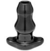 Double Tunnel Plug Noir Large12 x 7 cm