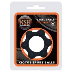 Cockring lesté Steel Balls M 38 mm - 68g