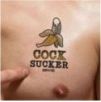 Tatouage temporaire Cock Sucker 9 x 6.5cm Tatouage temporaire Cock Sucker 9 x 6.5cm