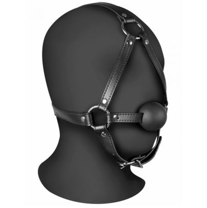 Bâillon Muselière avec boule Gag Xtreme Noir