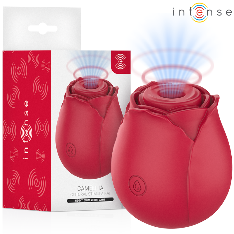 Stimulateur Clitoridien à Succion Waves Bordeaux Intense Camellia
