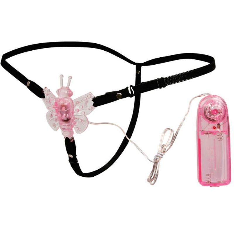 Harnais Strap-On avec Papillon Vibrant Multivitesses Baile Butterfly