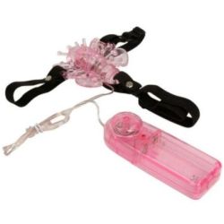 Harnais Strap-On avec Papillon Vibrant Multivitesses Baile Butterfly