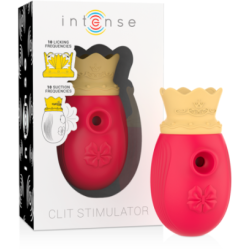 Stimulateur Clitoridien Succion et Léchage 10 Modes Rouge Intense Kiss & Suck pas cher