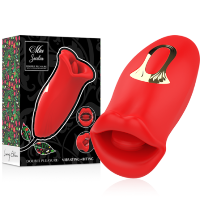 Stimulateur Double Plaisir Vibrant Mia Sicilia pas cher